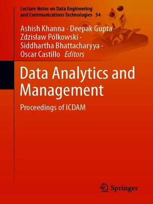 cover image of Data Analytics and Management